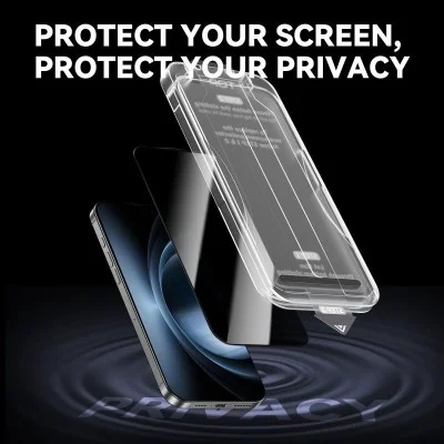 OTAO Rock Glass Anti-Privacy (Full Cover) Screen Protector - iPhone 17 Pro
